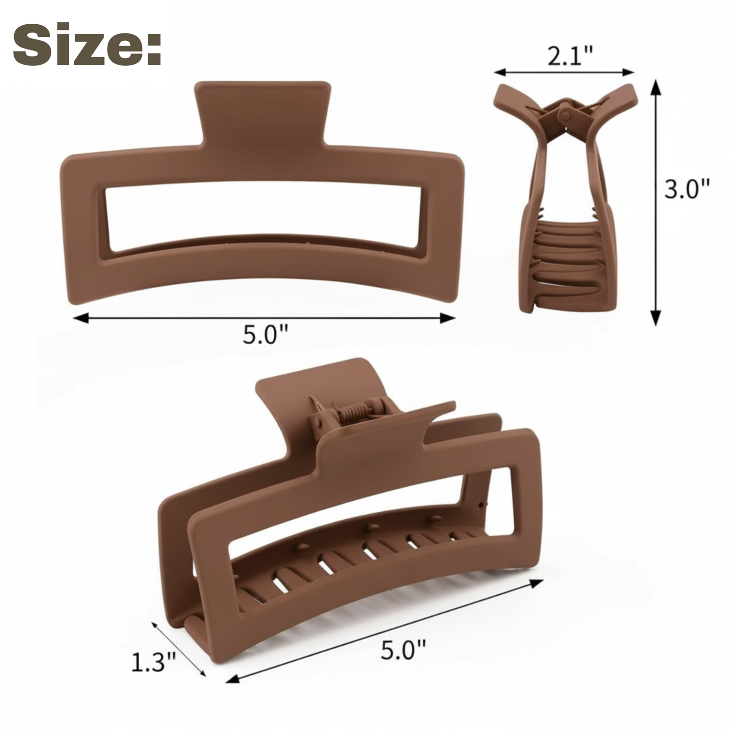 Jumbo Claw Clips by DayDream™ (5in)