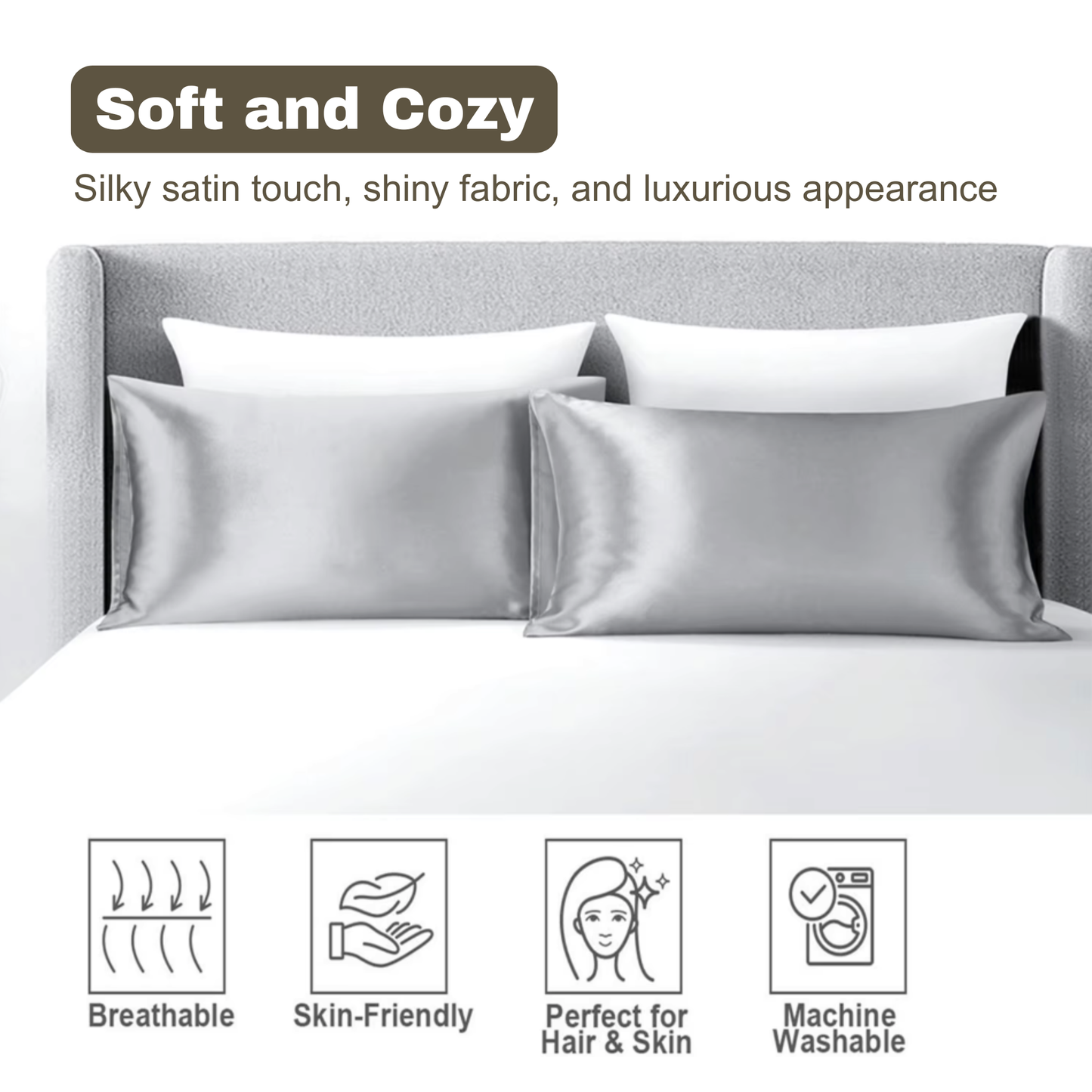 Satin Pillowcase by DayDream™ (1pc)