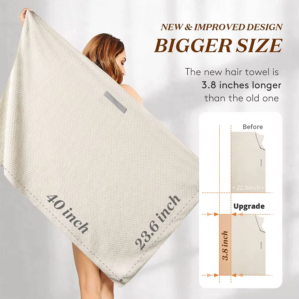 Large Microfiber Hair Towel by DayDream™