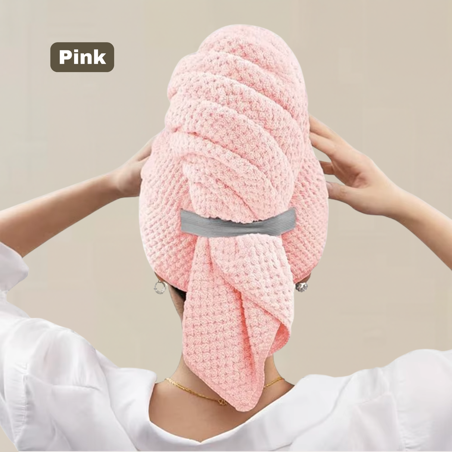 Large Microfiber Hair Towel by DayDream™
