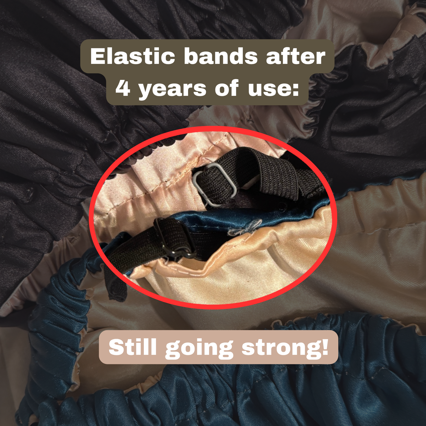 DayDream™ Adjustable Anti-Frizz Satin Sleeping Bonnet