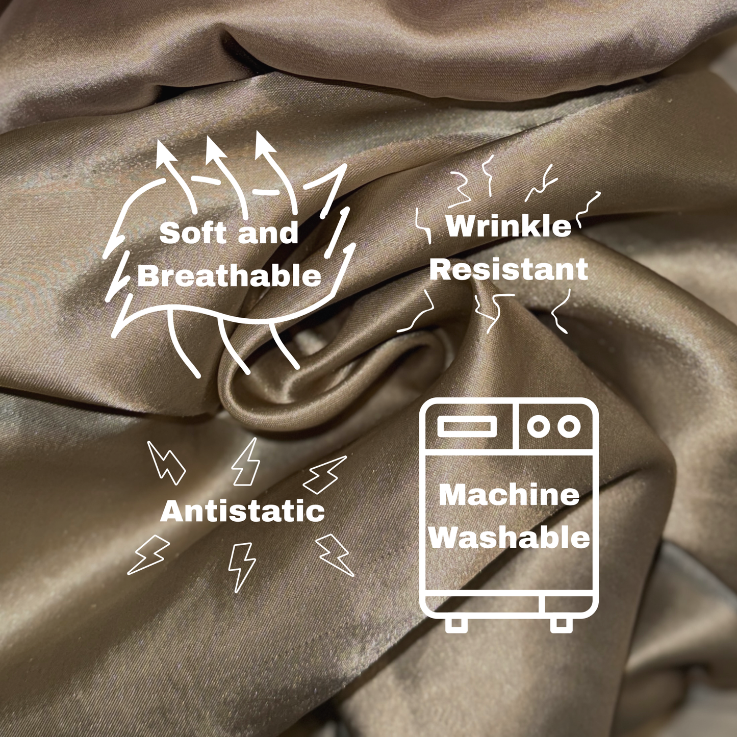 DayDream™ Adjustable Anti-Frizz Satin Sleeping Bonnet