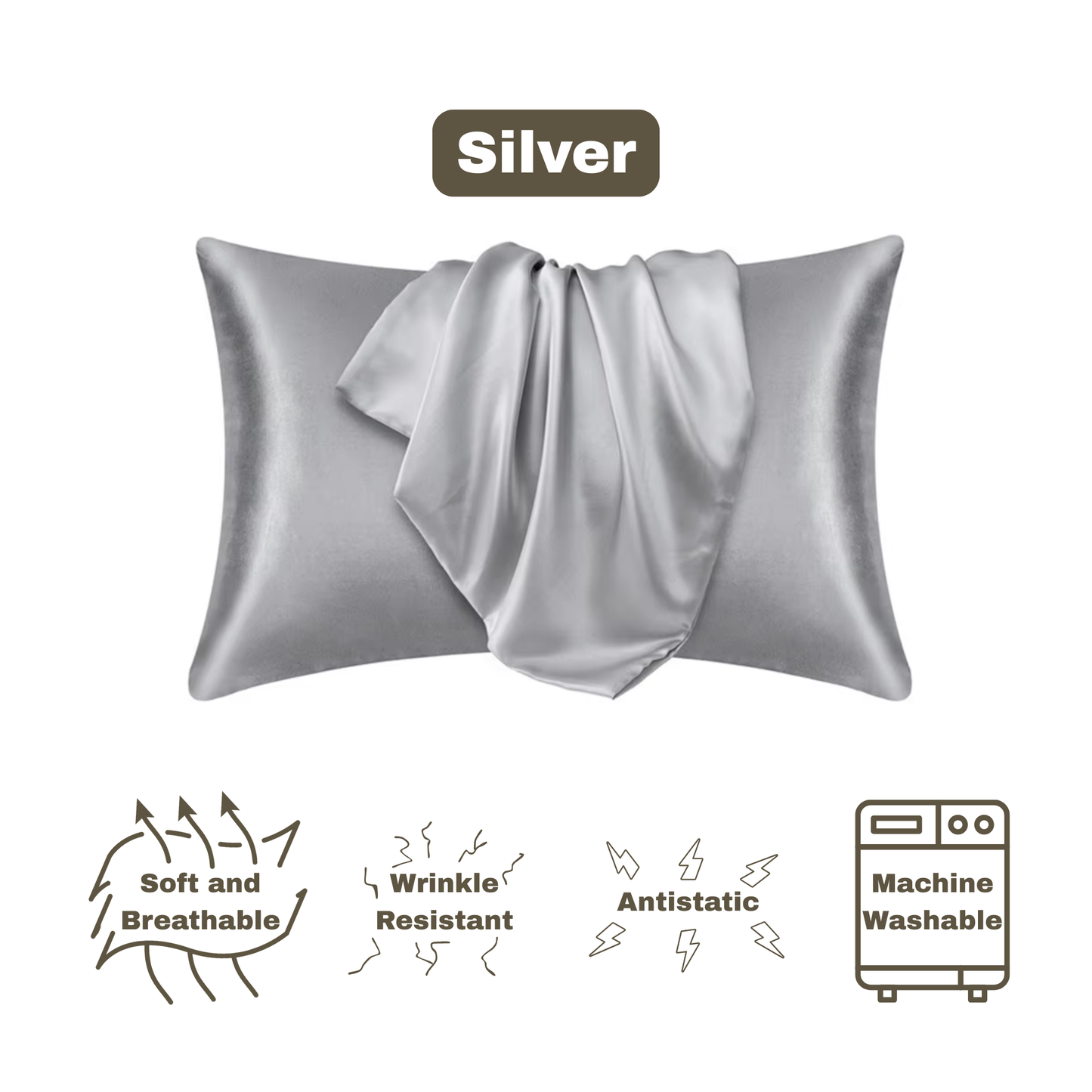 Satin Pillowcase by DayDream™ (1pc)