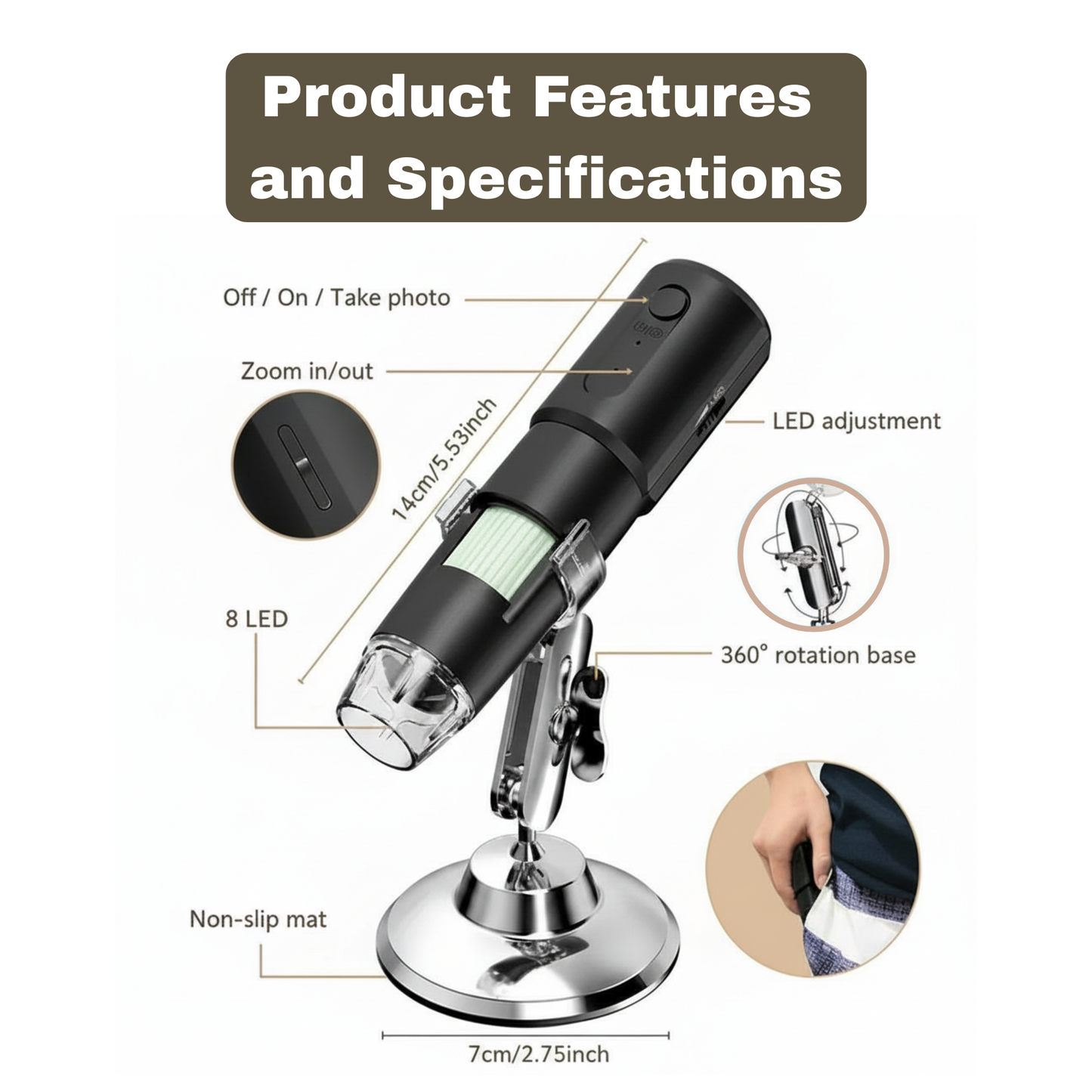 Wireless Scalp Scope by DayDream™
