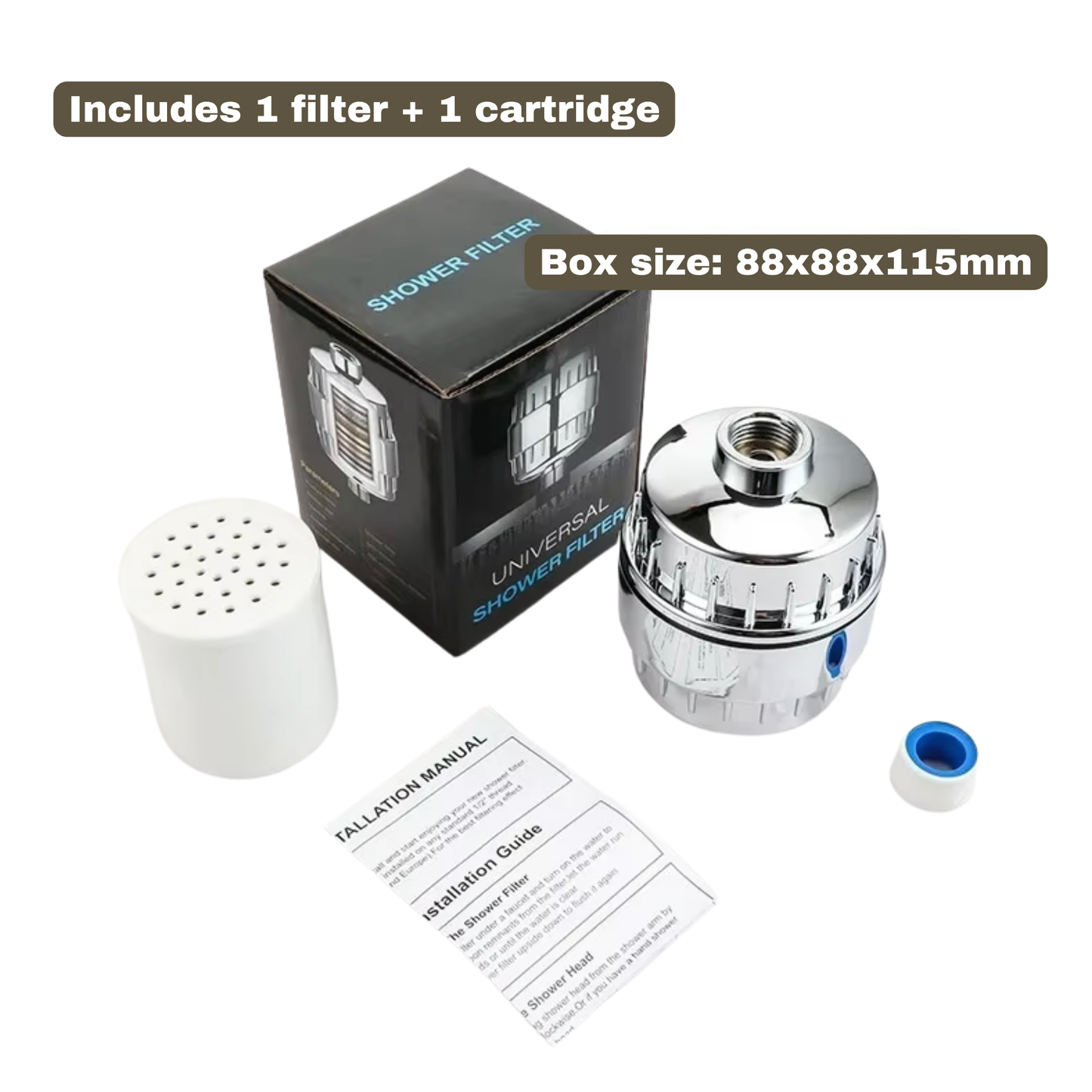 Hard Water Shower Filter by DayDream™