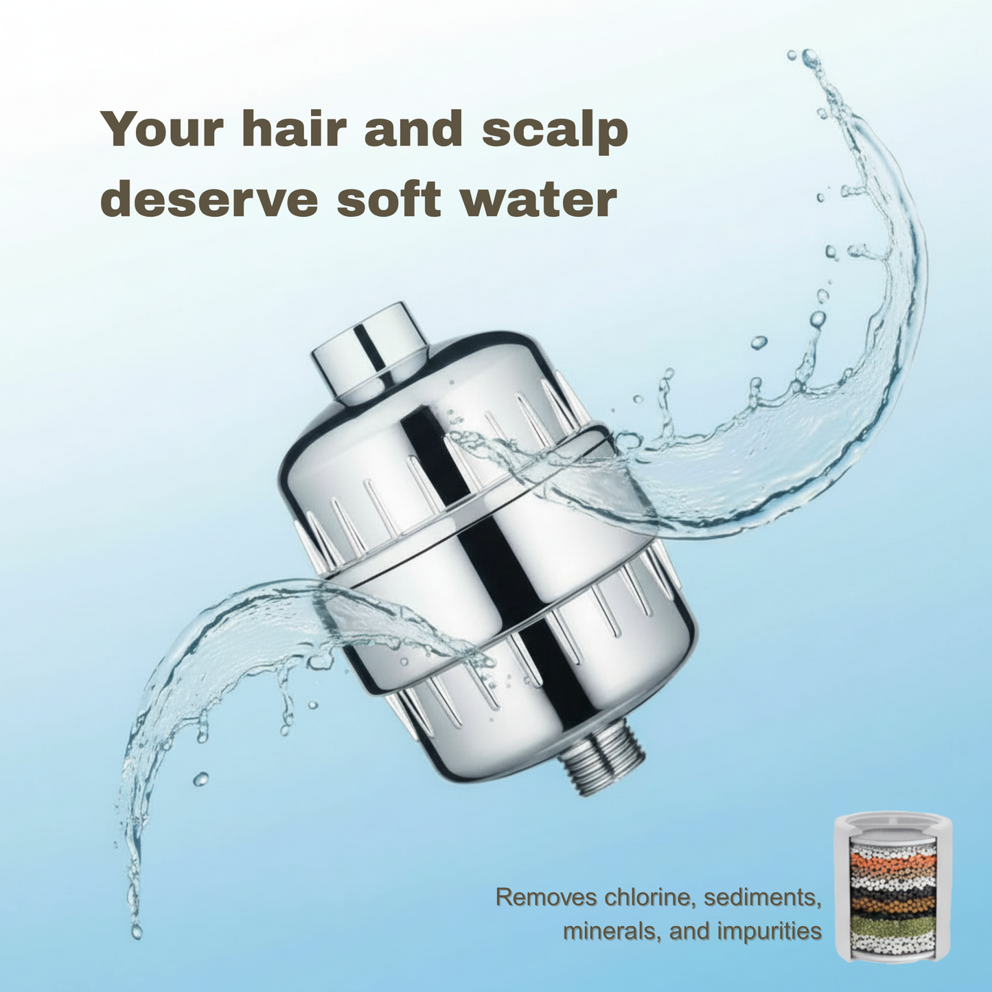 Hard Water Shower Filter by DayDream™