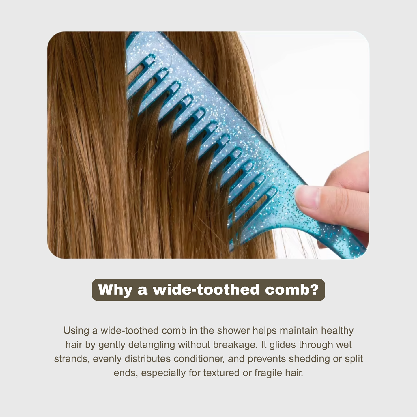 Wide Toothed Comb by DayDream™