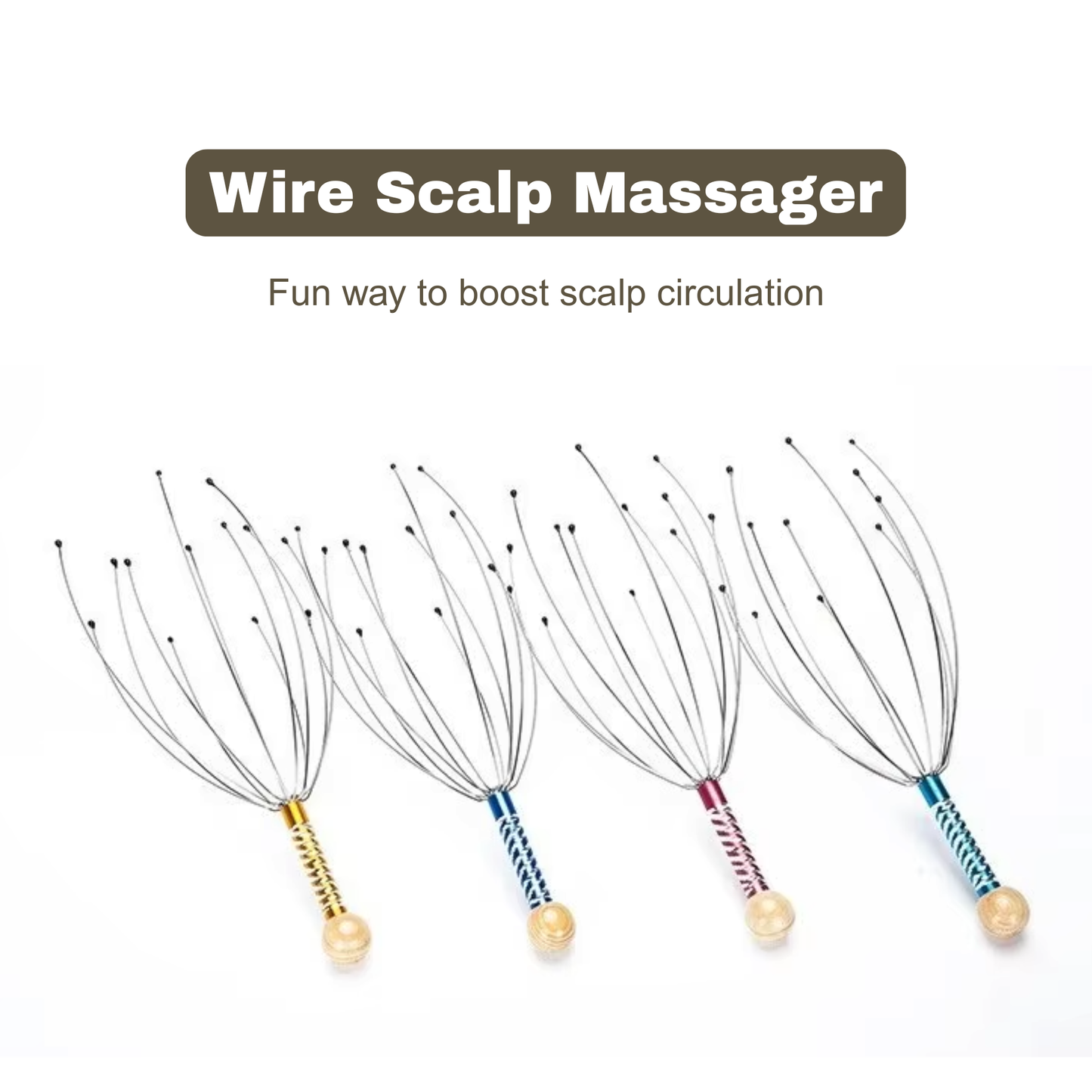 Wire Scalp Massager by DayDream™ (1Pc)