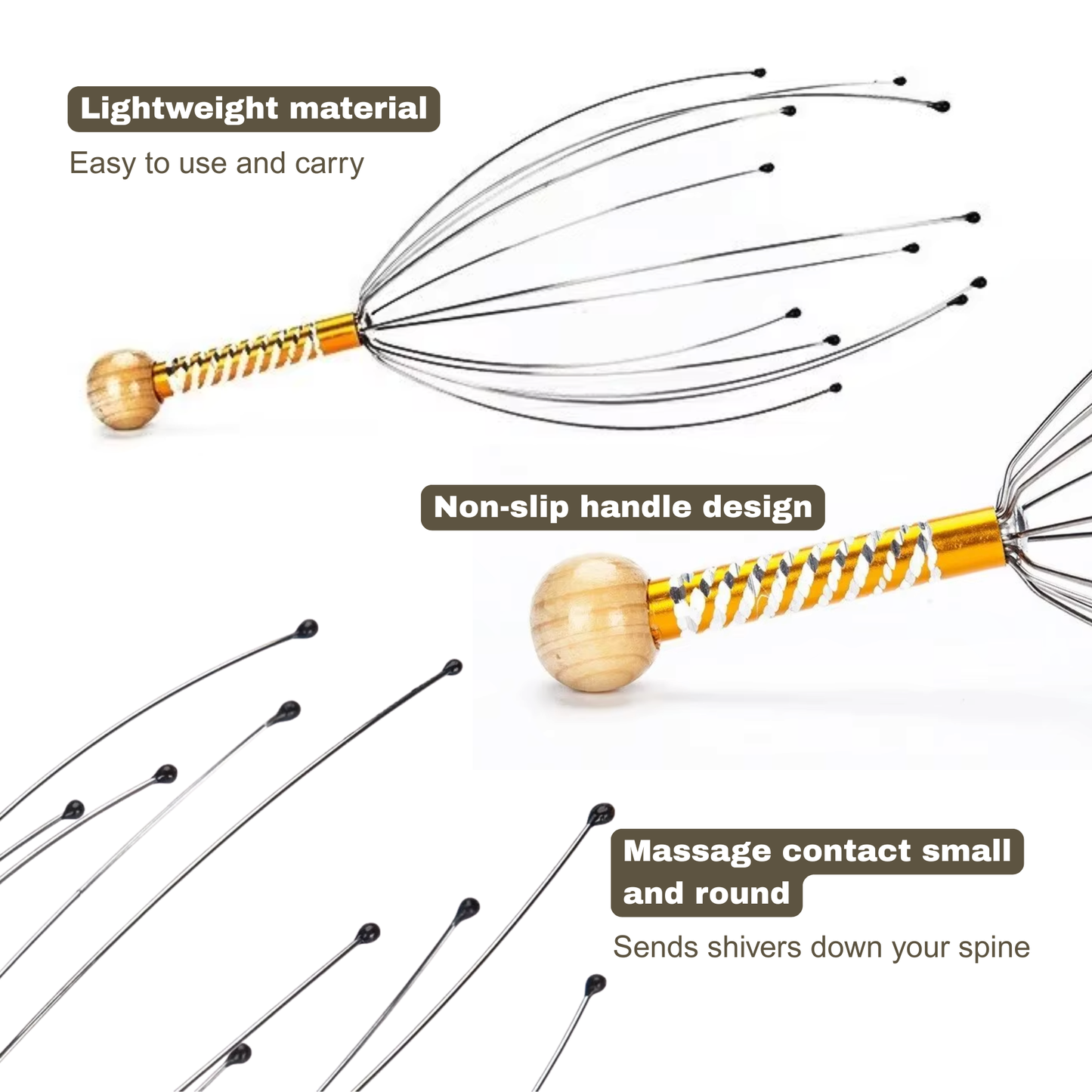 Wire Scalp Massager by DayDream™ (1Pc)