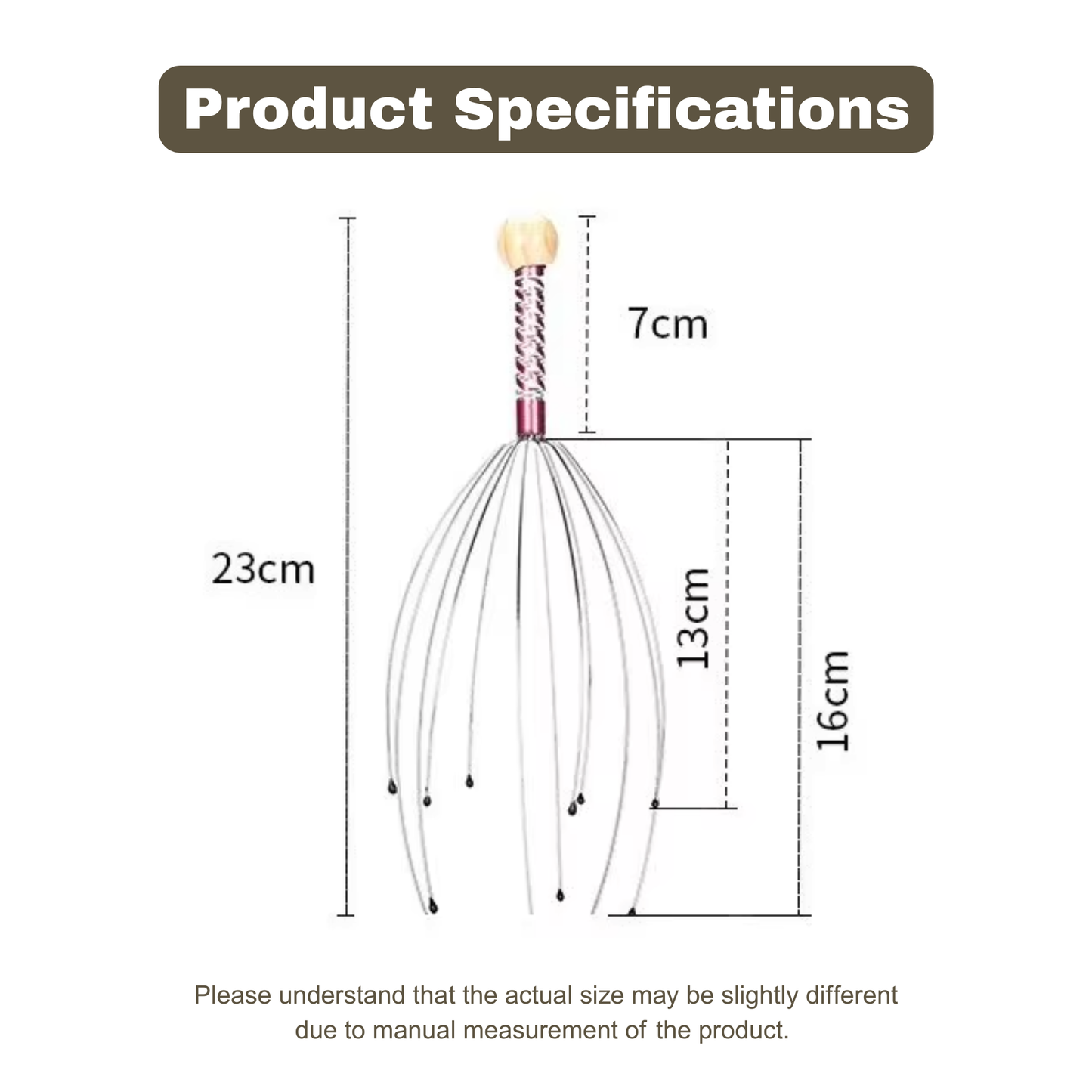 Wire Scalp Massager by DayDream™ (1Pc)