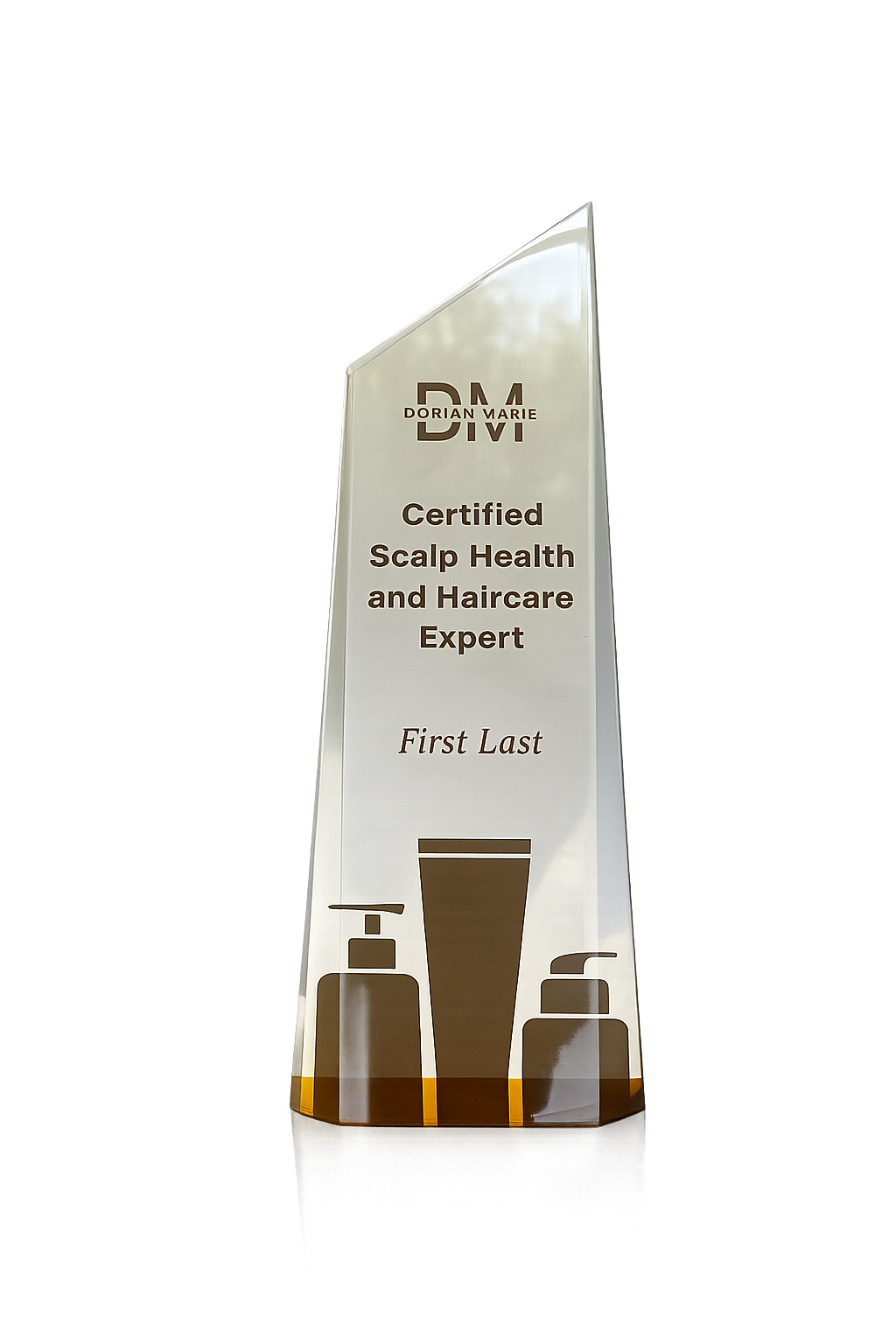 Trophy: Certified Scalp Health and Haircare Expert