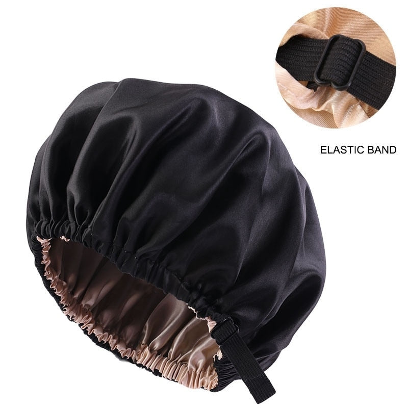 DayDream™ Adjustable Anti-Frizz Satin Sleeping Bonnet