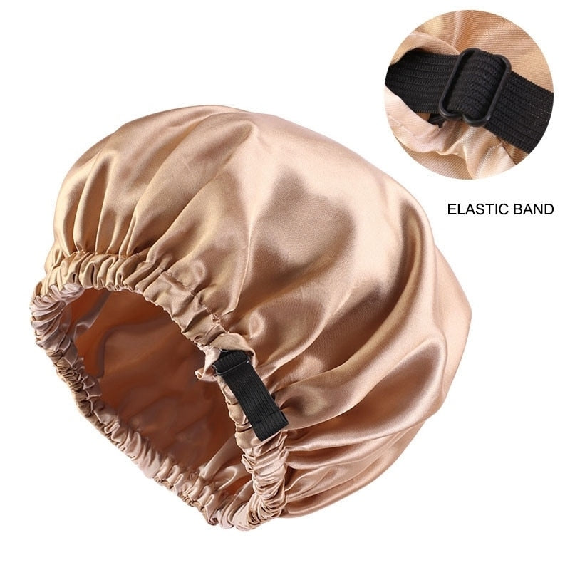 DayDream™ Adjustable Anti-Frizz Satin Sleeping Bonnet