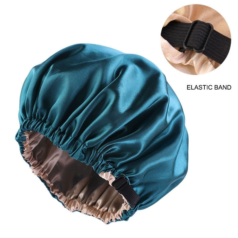 DayDream™ Adjustable Anti-Frizz Satin Sleeping Bonnet